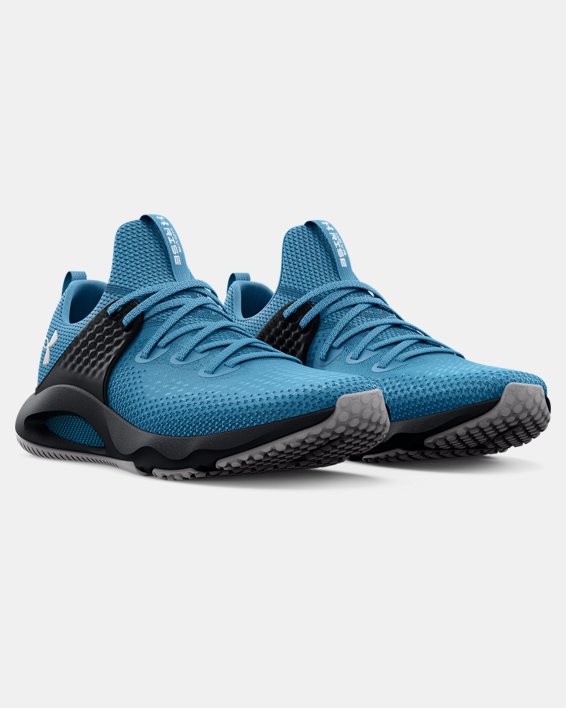 Men's UA HOVR™ Rise 3 Training Shoes, Blue, pdpMainDesktop image number 3